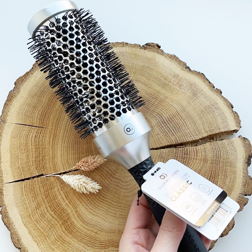 Olivia Garden Thermobrushing Essential Blowout Classic Silver 45 mm Olivia Garden Thermobrushing Essential Blowout Classic Silver 45 mm