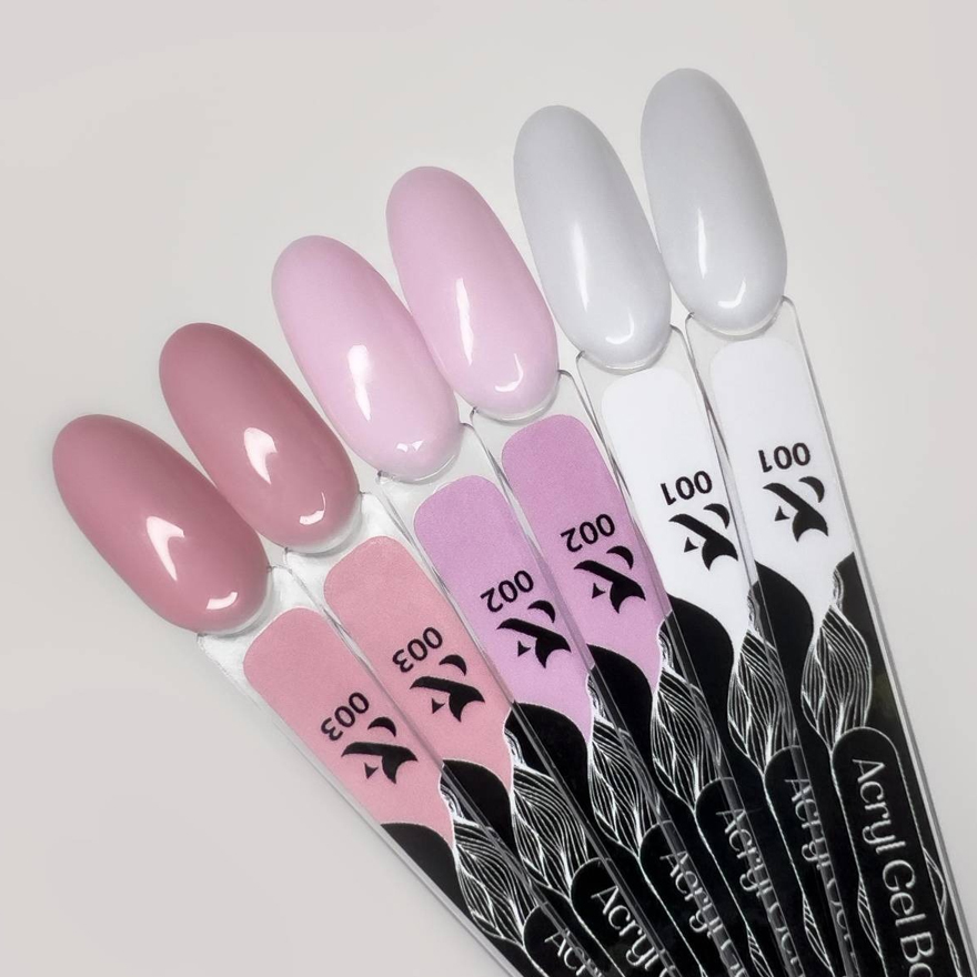 F.O.X Рідкий акригель Acryl gel Bottle 003 (пастельно-рожевий), 14 мл