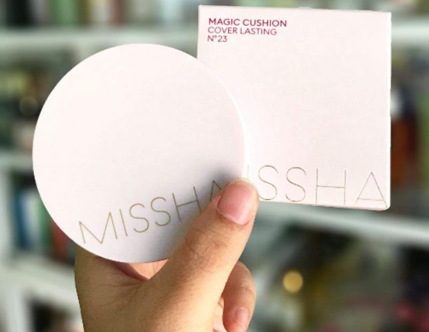 MISSHA Magic Cushion Cover Lasting (SPF50 + PA +++) Cushion Foundation, No. 23 (Natural Beige), 15 g