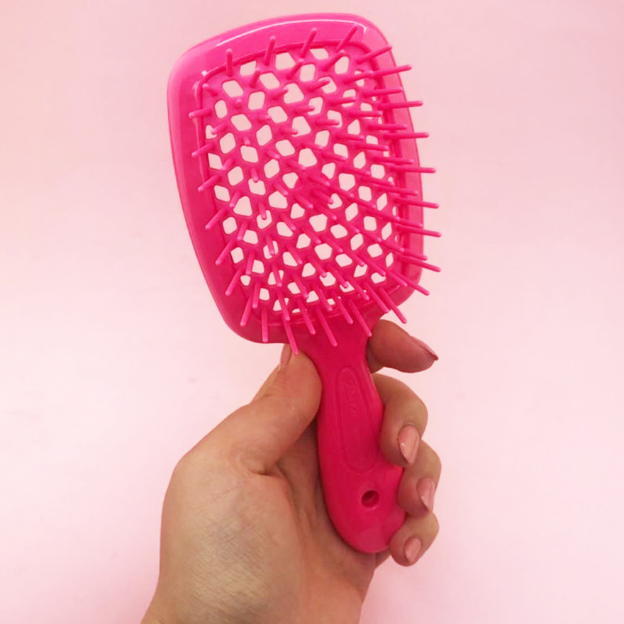 Janeke Superbrush Small Hairbrush Pink Neon