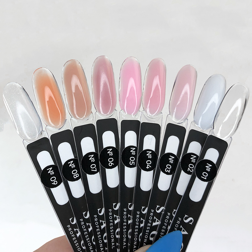 SAGA professional Полигель для ногтей POLY GEL NEW 08, 30 мл