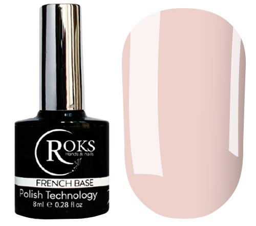 Roks Base for nails Base Rubber French No. 009, 8 ml