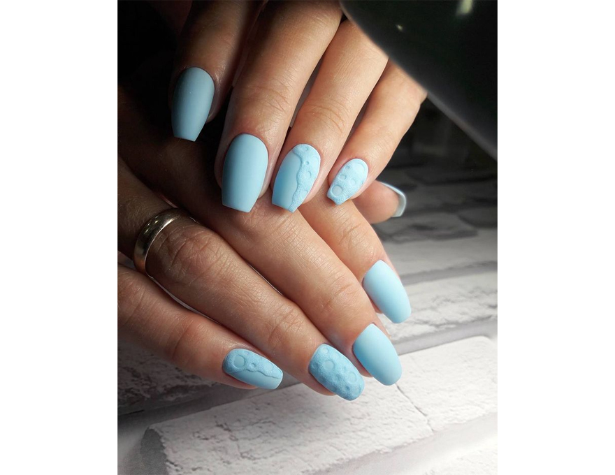 Atica GPM103 Summer Sky gel varnish (summer blue, enamel), 7.5 ml