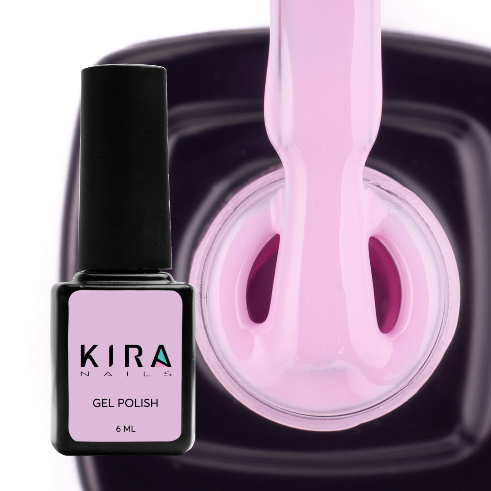 Kira Nails gel-varnish No. 065 (pink-purple, enamel), 6 ml