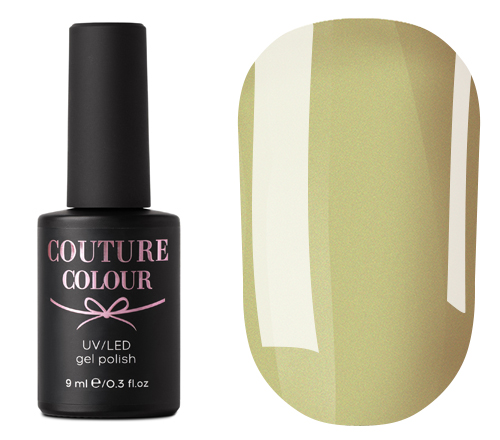Гель-лак Couture Colour №127 (бледный желто-салатовый, эмаль), 9 мл
