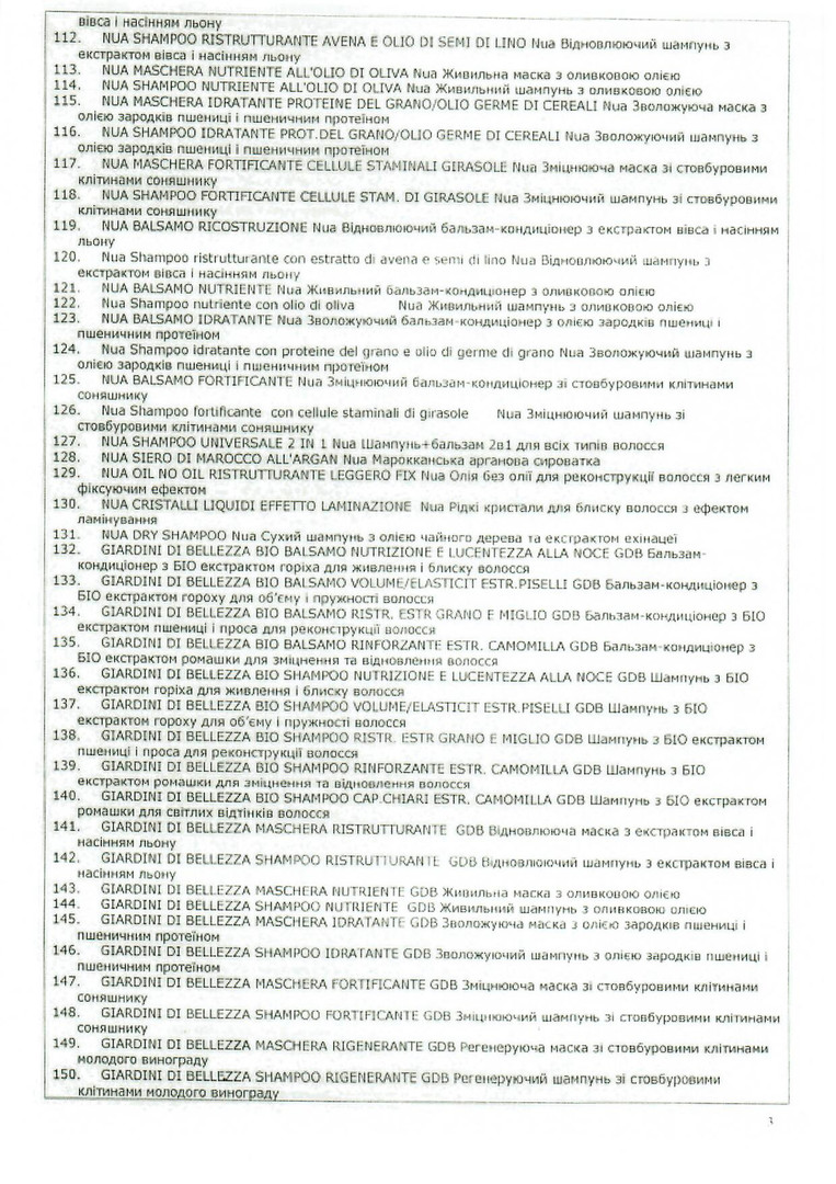 Hygienic certificate ING PROFESSIONAL