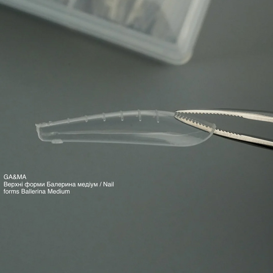 Ga&Ma Верхні форми Nails forms Ballerina Medium collaboration with
