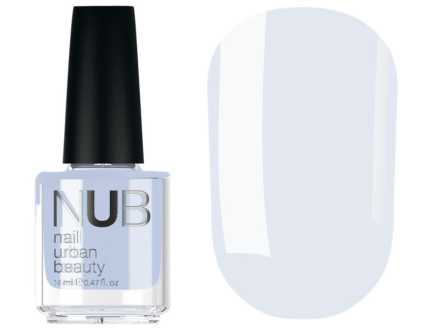 Nail polish NUB 037 Harmonious Mess (pale blue, enamel), 14 ml