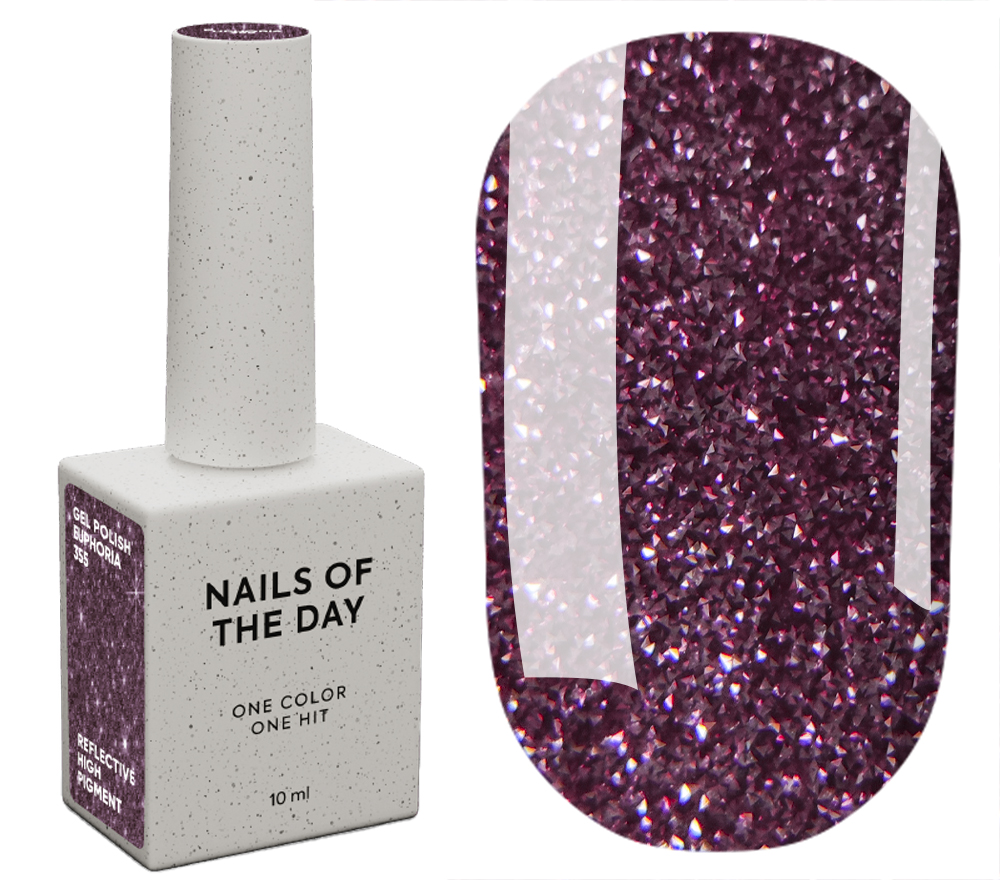 Nails Of The Day гель-лак Gel polish Euphoria-355, 10 мл Nails Of The Day гель-лак Gel polish Euphoria-355, 10 мл