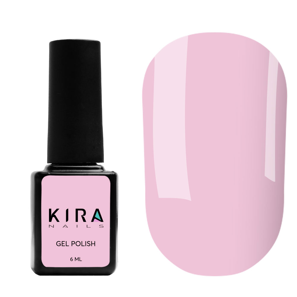 Kira Nails gel varnish No. 105 (light pink, enamel), 6 ml