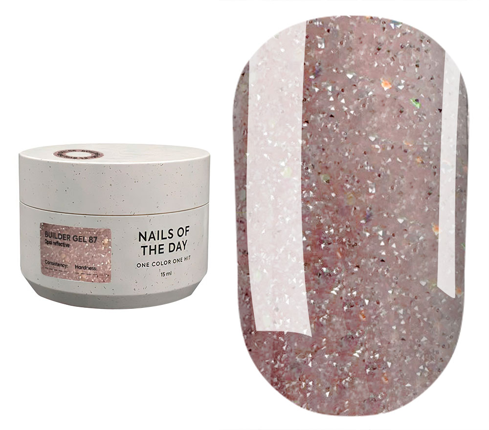 Nails Of The Day Гель для нігтів Builder gel 87, 15 мл