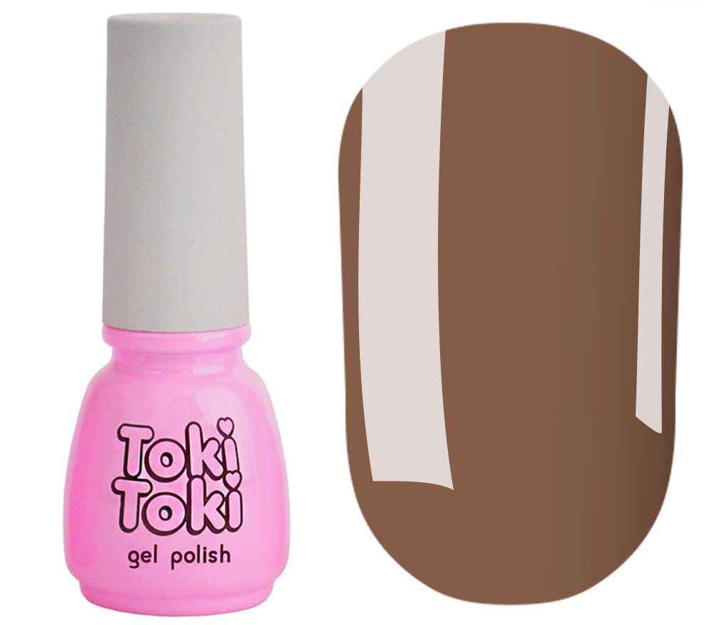 Toki Toki Gel nail polish Forest FS04 (walnut, enamel), 5 ml Toki Toki Gel nail polish Forest FS04 (walnut, enamel), 5 ml
