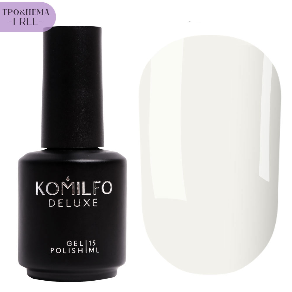 Gel varnish Komilfo DeLuxe Termo C003 (light brown, when heated - bright light green), 8 ml