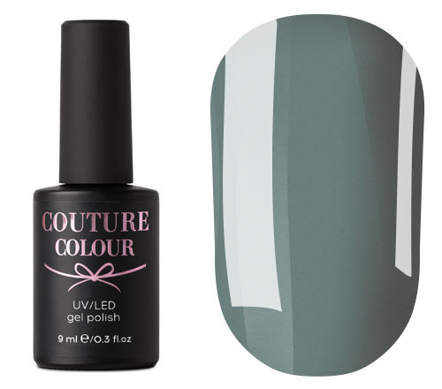 Гель-лак Couture Colour LE 48 (серо-голубой, эмаль), 9 мл