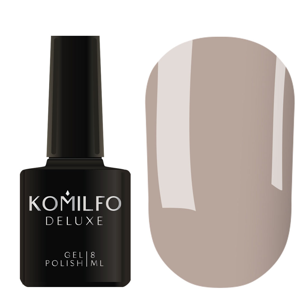Gel Polish Komilfo Deluxe Series D071 (light graphite, enamel), 8 ml.