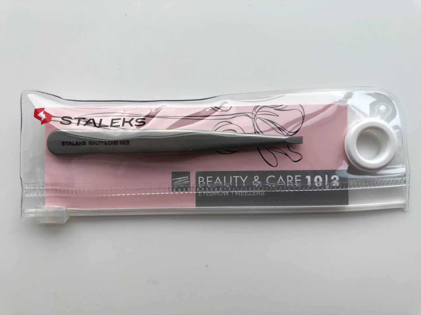 Staleks - BEAUTY & CARE 10 TYPE 2 eyebrow tweezers, narrow straight edges