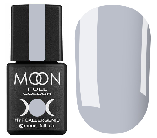 Гель-лак MOON FULL color Gel polish №148 (блакитна сталь, емаль), 8 мл