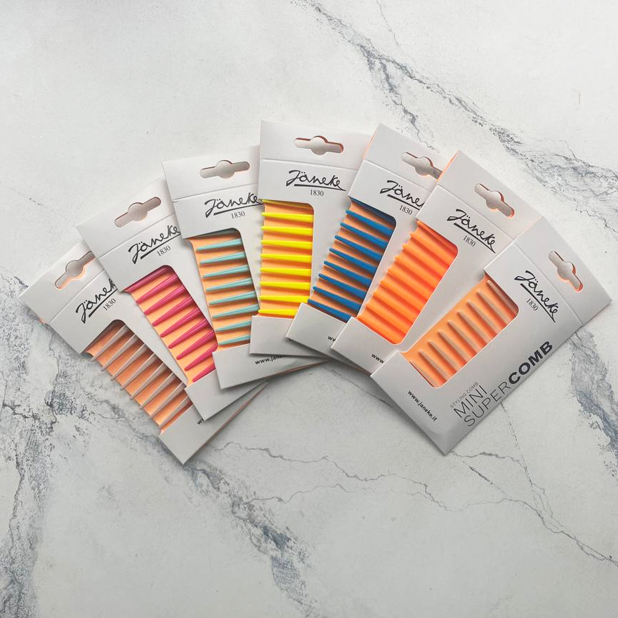 Janeke Mini Supercomb Гребень для волос Бежевый