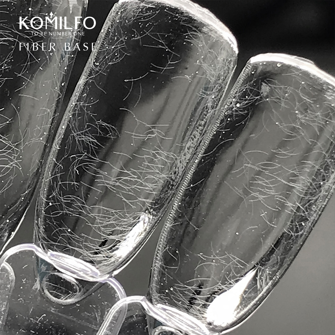 Komilfo Fiber Base - база для ногтей с нейлоновыми волокнами, 8 мл