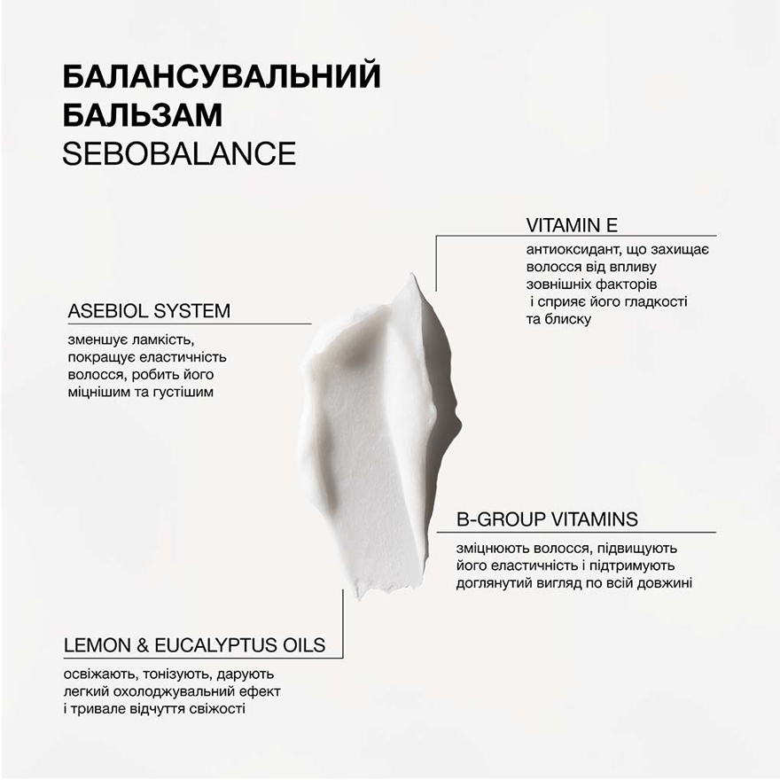 Triology Балансувальний бальзам для волосся схильного до жирності Sebobalance, 200 мл