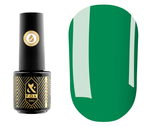 FOX DOUBLEMINT gel varnish No. 002 (bright mint, enamel), 5 ml