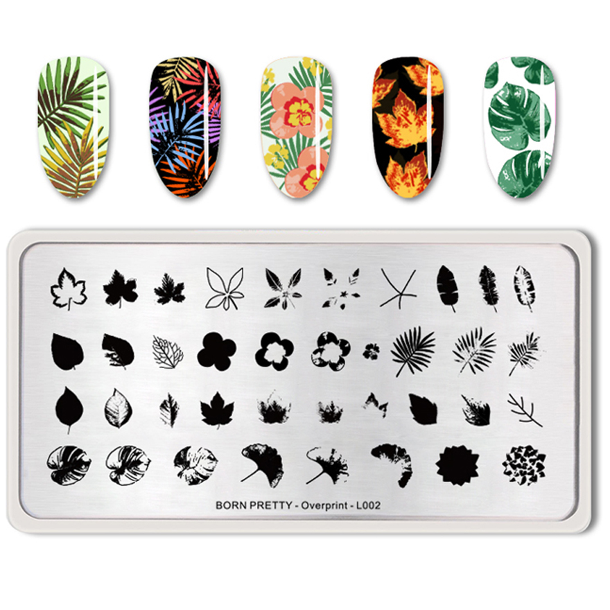 Born Pretty Пластина для стемпінгу Overprint L002 Born Pretty Пластина для стемпінгу Overprint L002