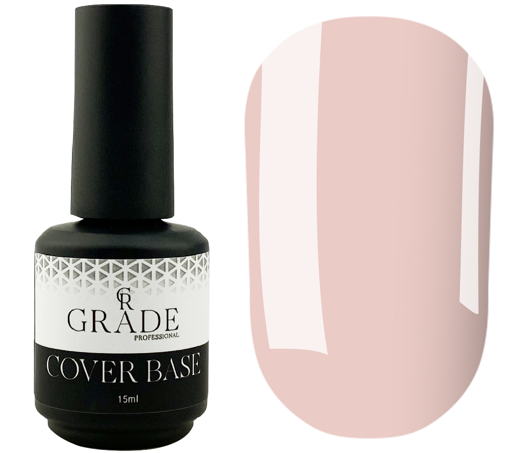 Grade Base for nails Сover base 14 (beige-peach), 15 ml