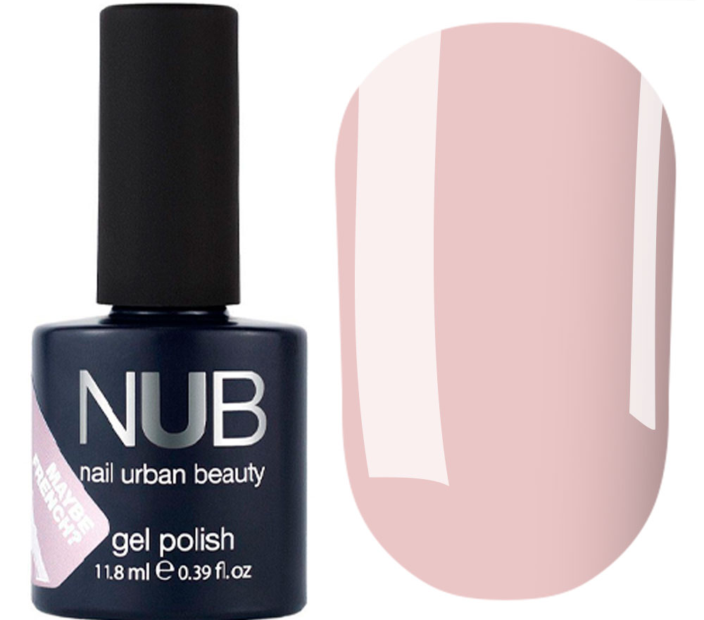 Гель-лак NUB Collection Maybe French, Smoky Rose (бежево-рожевий, напівпрозорий), 11.8 мл Гель-лак NUB Collection Maybe French, Smoky Rose (бежево-рожевий, напівпрозорий), 11.8 мл