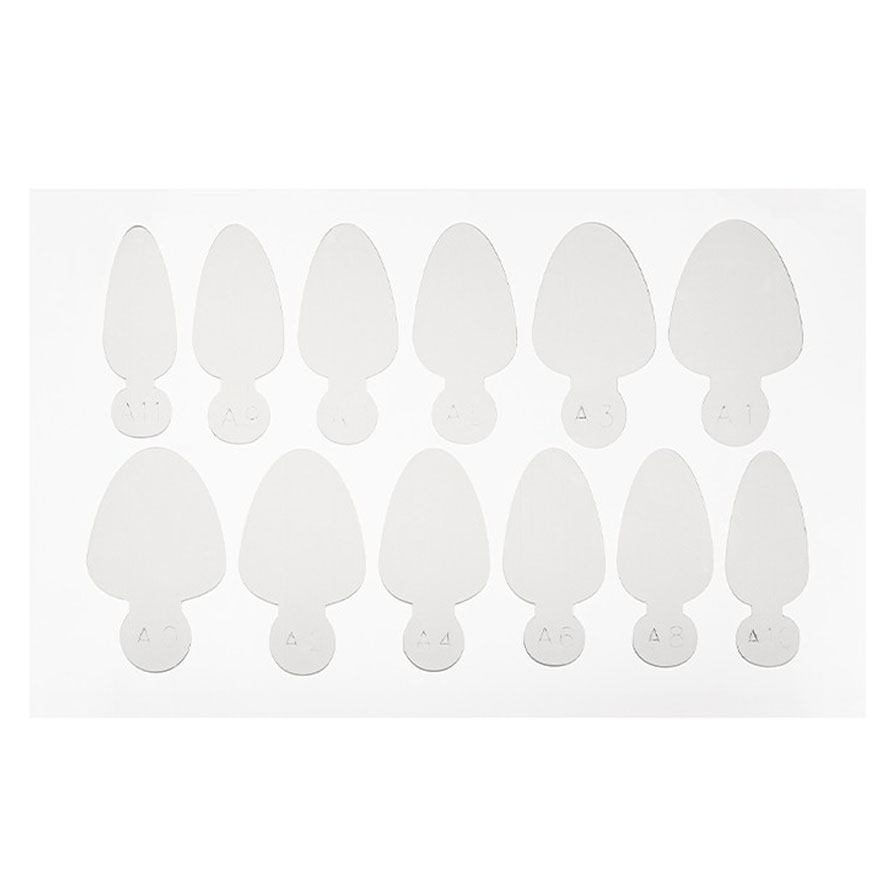 Couture Color Top Extensions + Molds Stencils Nail Tips + Inserts for Easy French, 120 pcs