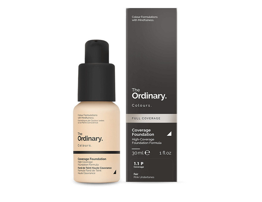The Ordinary Coverage Foundation 1.1 P Fair Pink Undertones - Foundation for the face, 30 ml