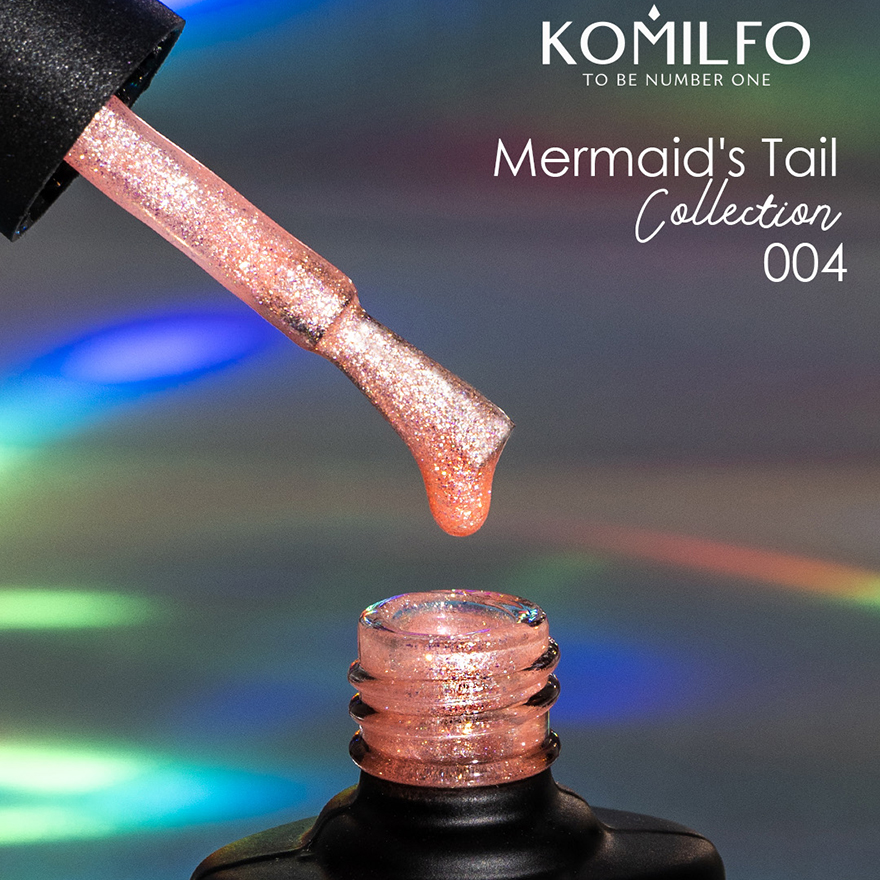 Komilfo Гель-лак Mermaid's Tail 004, 8 мл