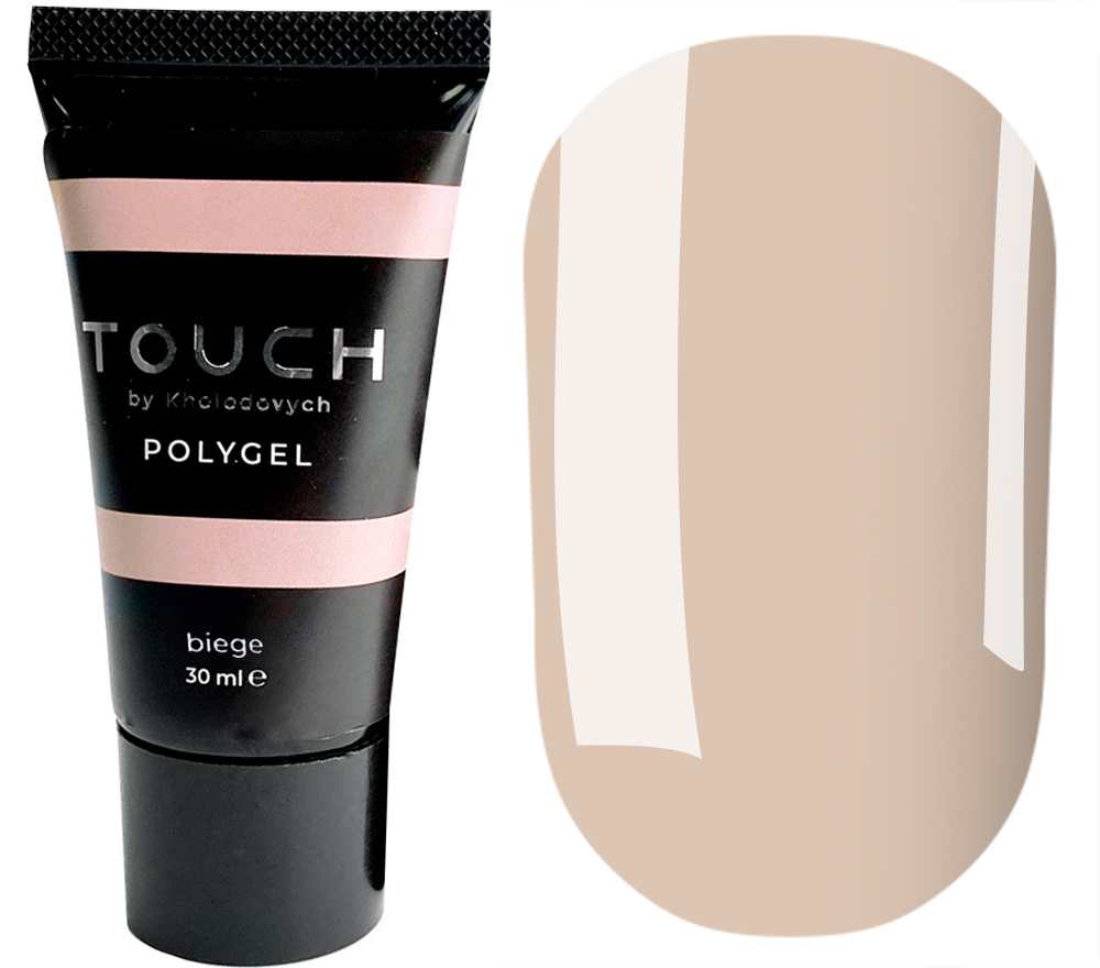 Touch Полигель для ногтей Polygel Beige, 30 мл