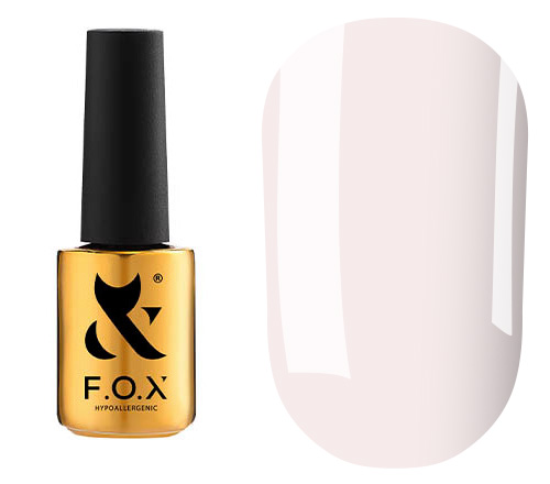 FOX French gel polish No. 722 (creamy, translucent), 7 ml