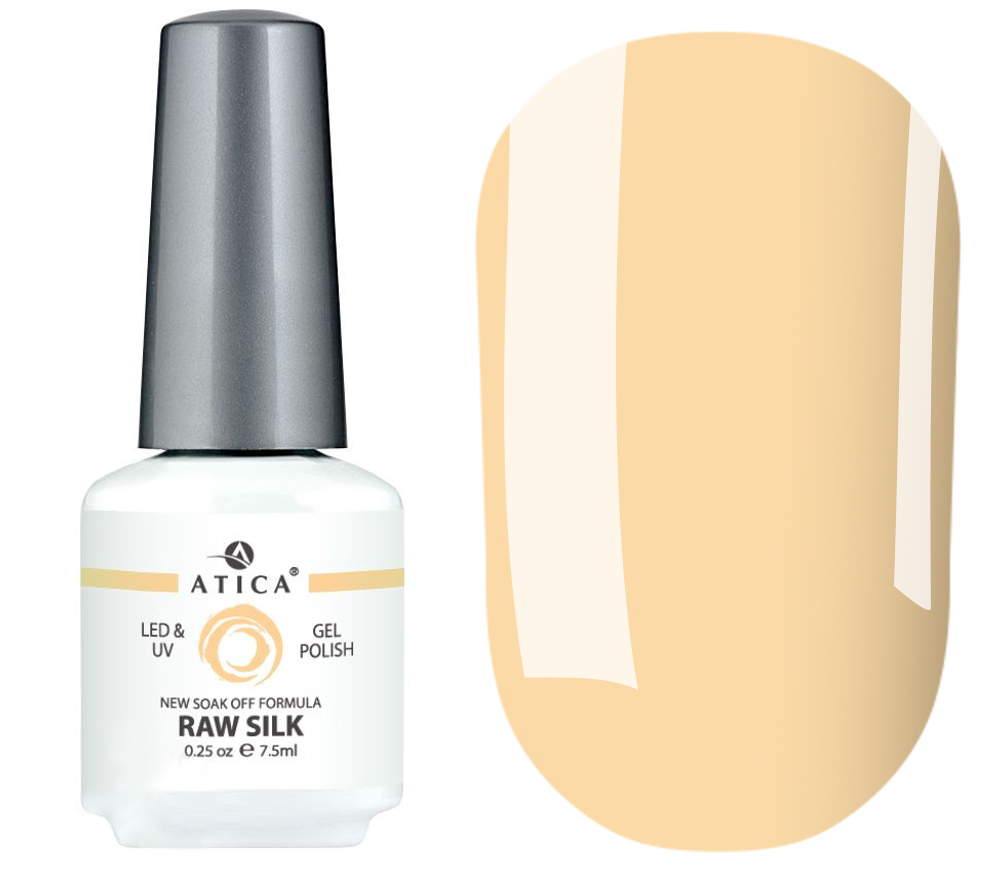 Gel Polish Atica GPM 251 Raw Silk (sand, enamel), 7.5 ml