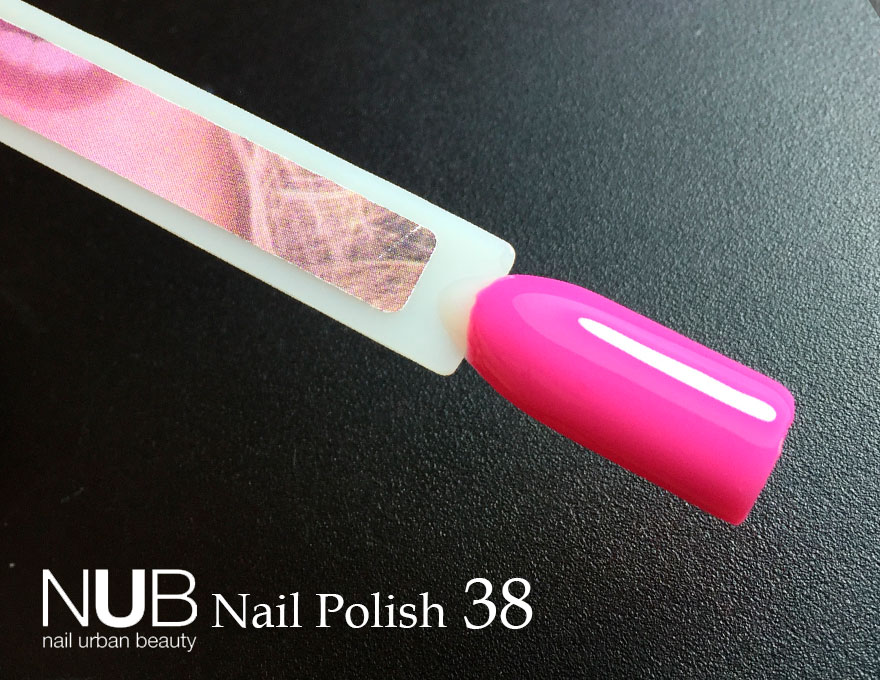NUB 038 Pink Flamingo nail polish (pink fuchsia, enamel), 14 ml