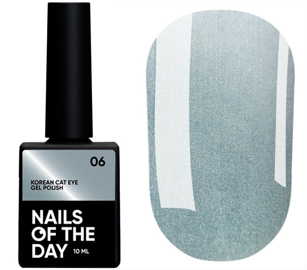 Nails Of The Day Гель-лак Korean cat eye 06, 10 мл