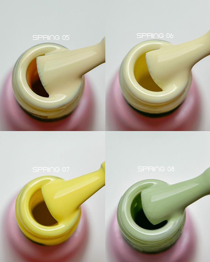 Toki Toki Gel nail polish Spring SP08 (pastel pistachio, enamel), 5 ml
