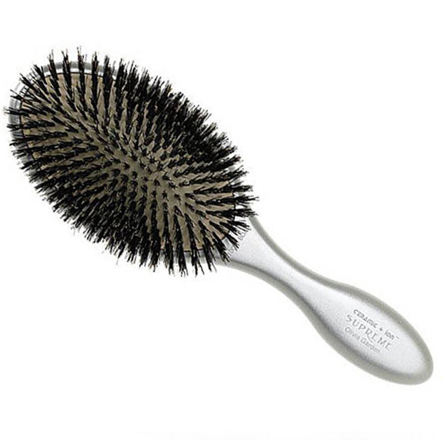Olivia Garden SUPREME Hair Brush with Natural Bristles Ceramic + ion Boar