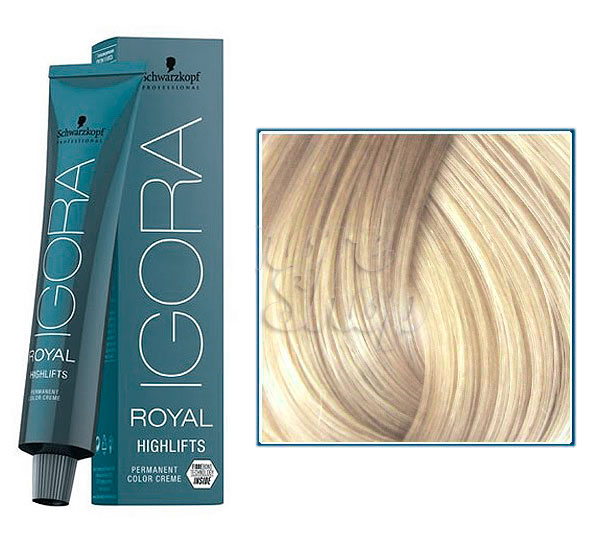 Professional hair dye IGORA Royal Highlifts 10-1, extra-light blond sandre, 60 ml