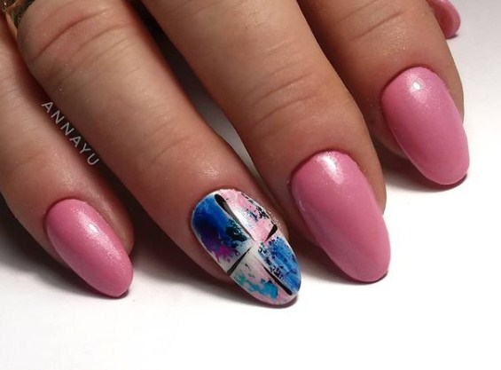 Гель-лак NUB 056 Saint Tropez (нежно-розовый с шиммером), 8 мл