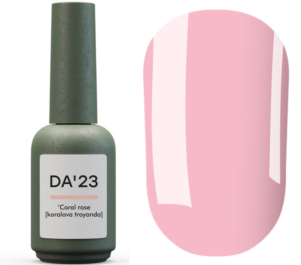 DA_23 Gel-lite Coral rose [koralova troyanda] coral rose, 14 ml