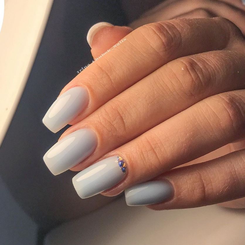 Kira Nails Color Base 009 (пыльно-голубой), 6 мл