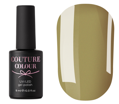 Гель-лак Couture Colour №126 (зелено-горчичный, эмаль), 9 мл