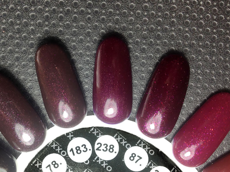 Гель-лак OXXI Professional №238 (баклажановый, микроблеск), 10 мл