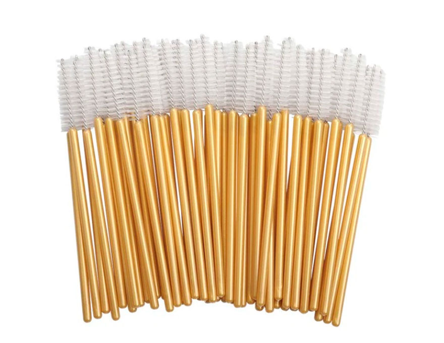 Hair brush, nylon, prozor on a golden base (50 pcs/pack) Hair brush, nylon, prozor on a golden base (50 pcs/pack)
