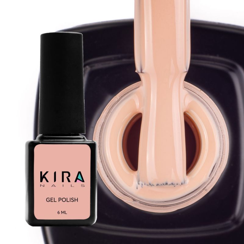 Гель-лак Kira Nails №010 (світлий персиковий, емаль), 6 мл