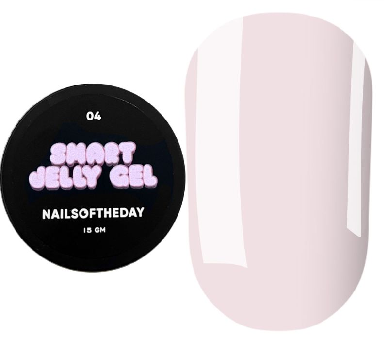 Nails Of The Day Nail gel Smart Jelly gel No. 04 (beige), 15 ml