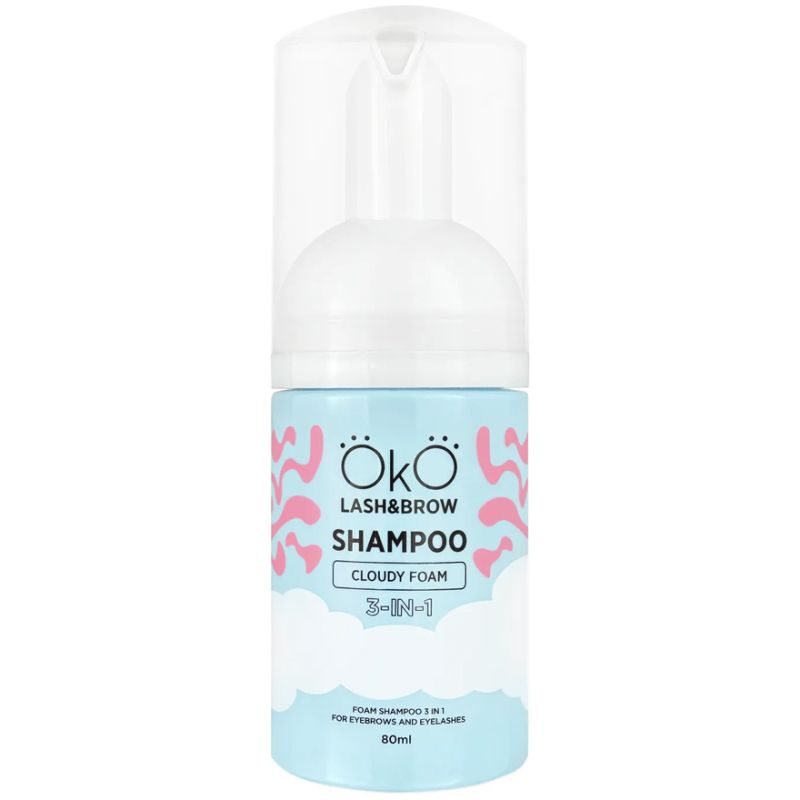 OkO Shampoo-foam Шампунь-пена для бровей и ресниц 3в1, 80 мл