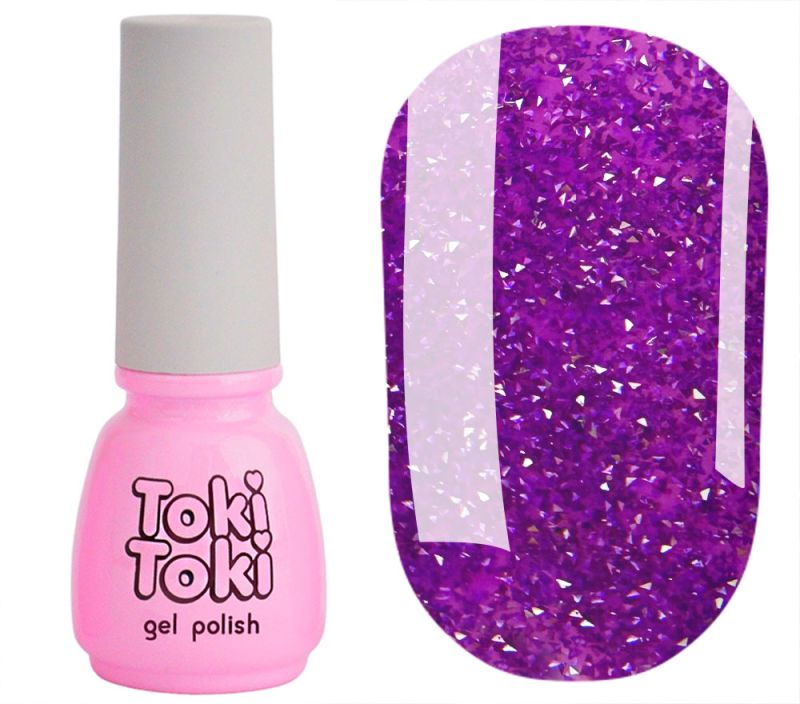 Toki Toki Gel polish for nails Glitz GZ01, 5 ml