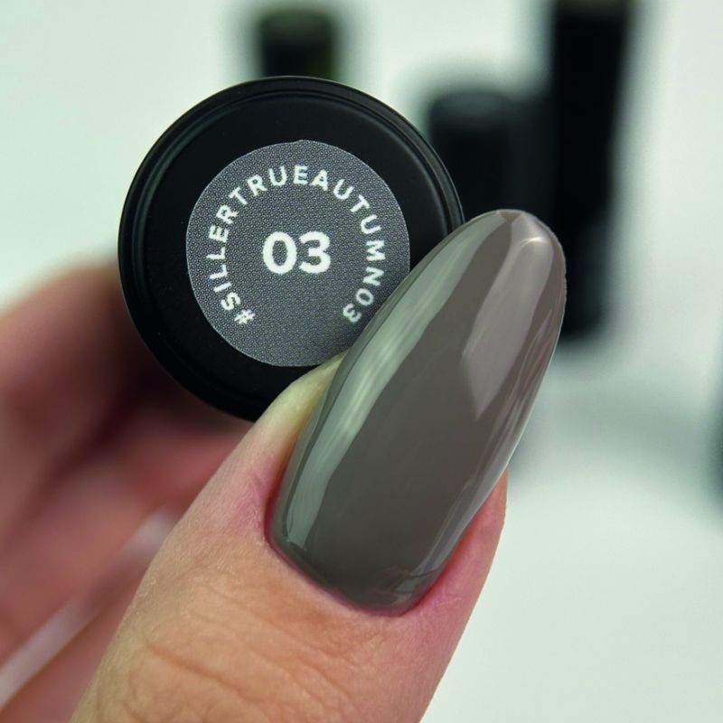 Siller Gel polish for nails True Autumn №3, 8 ml